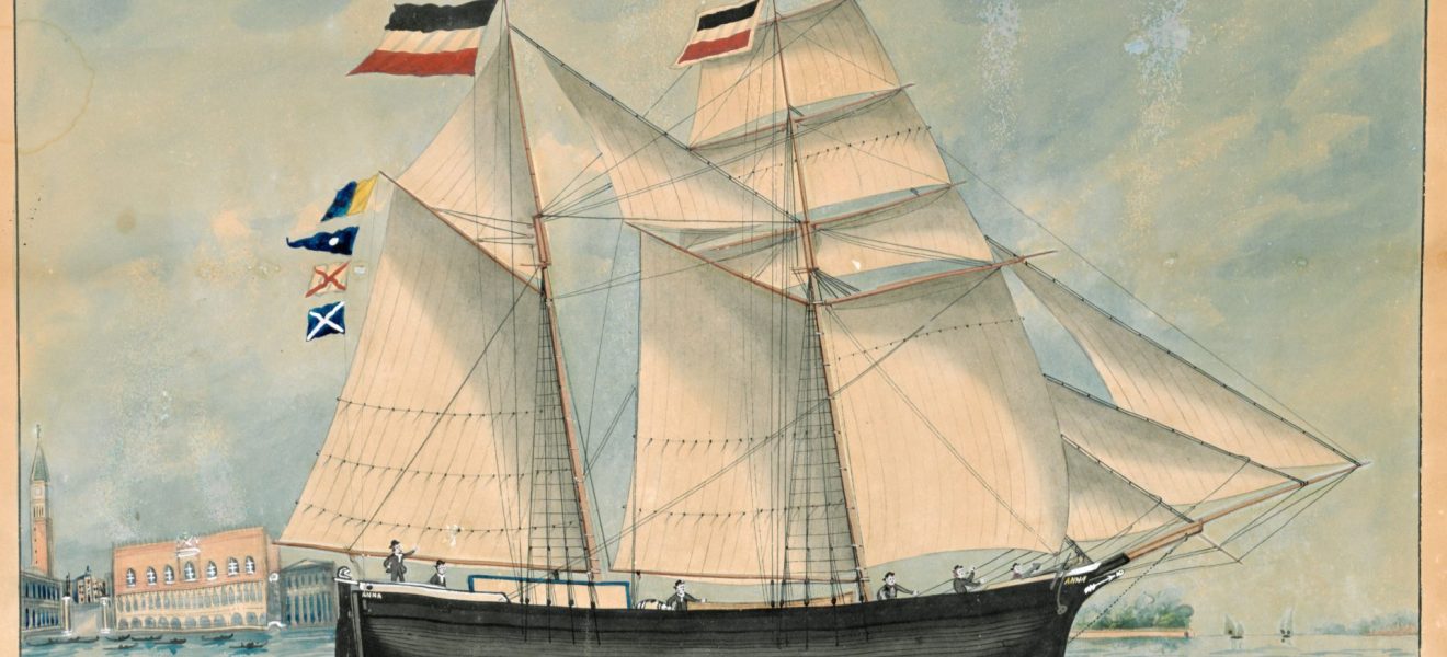 Kapitänsbild der ANNA VON CAROLINENSIEL